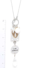 Load image into Gallery viewer, I Am Blessed Charm Dangle Pendant Necklace
