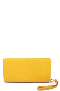 Fashion Solid Color Long Wallet