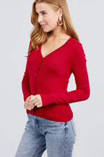 Load image into Gallery viewer, Long Sleeve V-neck Button Down Sweater Cardigan
