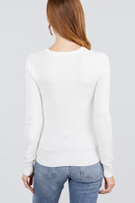 Load image into Gallery viewer, Long Sleeve V-neck Button Down Sweater Cardigan
