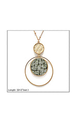 Load image into Gallery viewer, Modern Double Layer Pendant Necklace
