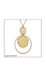 Load image into Gallery viewer, Modern Double Layer Pendant Necklace
