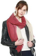 Load image into Gallery viewer, Two Tone Gradation Scarf
