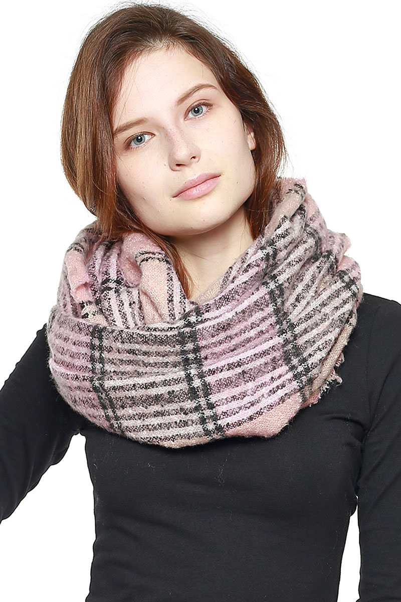 Plaid Infinity Scarf