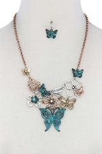 Load image into Gallery viewer, Metal Butterfly Necklace
