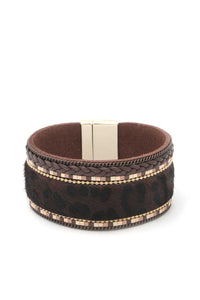 Animal Print Magnetic Bracelet