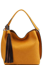 Load image into Gallery viewer, Trendy Chic Tassel Satchel with Long Strap
