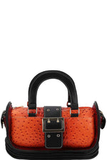 Load image into Gallery viewer, Buckle Accent Stylish Cute Satchel with Long Strap
