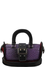 Load image into Gallery viewer, Buckle Accent Stylish Cute Satchel with Long Strap
