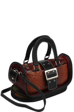 Load image into Gallery viewer, Buckle Accent Stylish Cute Satchel with Long Strap
