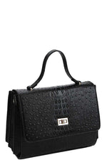 Load image into Gallery viewer, Modern Fashion Croco Pattern Satchel with Long Strap
