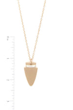 Load image into Gallery viewer, Arrow Head Pendant Necklace
