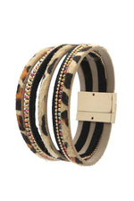 Load image into Gallery viewer, Beaded Multi Strand Magnetic Bracelet
