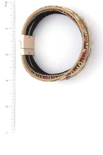 Load image into Gallery viewer, Beaded Multi Strand Magnetic Bracelet
