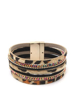 Load image into Gallery viewer, Beaded Multi Strand Magnetic Bracelet
