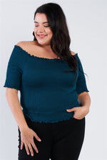 Load image into Gallery viewer, Plus Size Off The Shoulder Top
