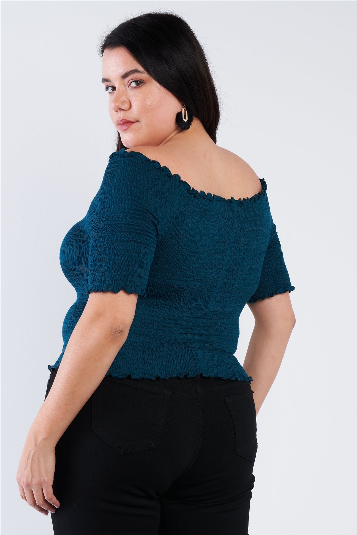 Plus Size Off The Shoulder Top