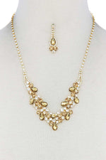 Load image into Gallery viewer, Teardrop Shape Rhinestone Necklace
