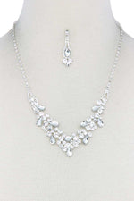 Load image into Gallery viewer, Teardrop Shape Rhinestone Necklace
