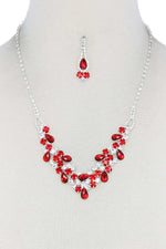 Load image into Gallery viewer, Teardrop Shape Rhinestone Necklace
