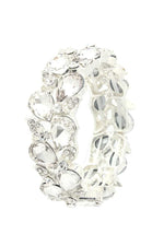 Load image into Gallery viewer, Teardrop Shape Rhinestone Stretch Bracelet
