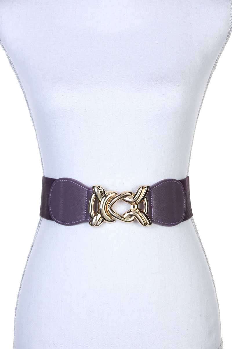 Knot Metal Buckle Stretch Belt