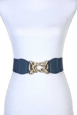 Load image into Gallery viewer, Knot Metal Buckle Stretch Belt
