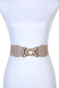 Knot Metal Buckle Stretch Belt