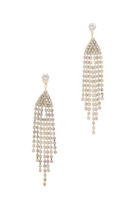 Rhinestone Drop Earring