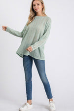 Load image into Gallery viewer, Open Back Detail Long Sleeve Top With Self Tie
