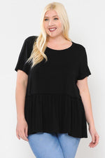 Load image into Gallery viewer, Babydoll Short Sleeve Top
