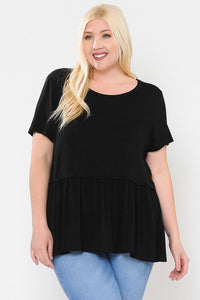 Babydoll Short Sleeve Top