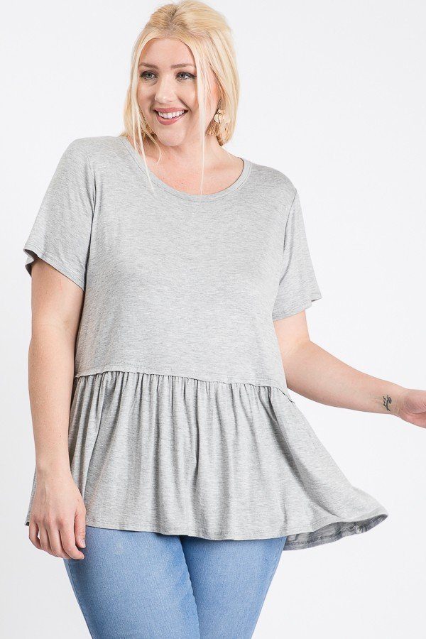 Babydoll Short Sleeve Top