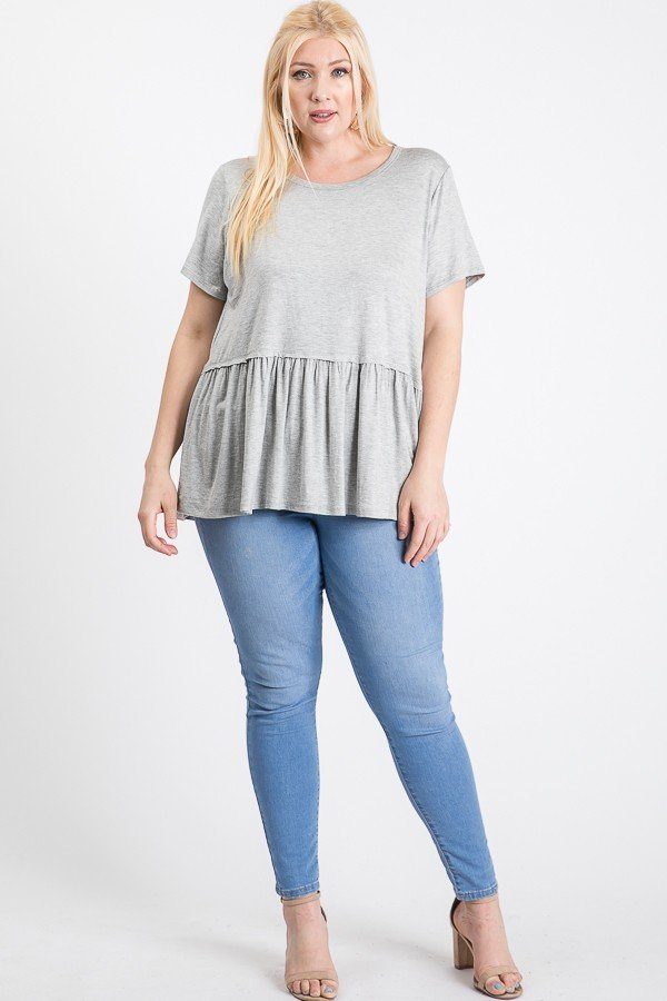 Babydoll Short Sleeve Top