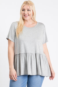 Babydoll Short Sleeve Top