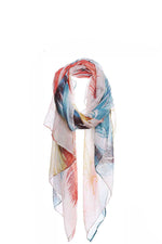 Load image into Gallery viewer, Chic Soft Multi Color Feather Print Scarf
