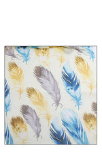 Load image into Gallery viewer, Chic Soft Multi Color Feather Print Scarf
