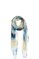 Load image into Gallery viewer, Chic Soft Multi Color Feather Print Scarf
