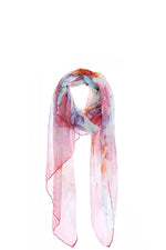 Load image into Gallery viewer, Fashion Multi Color Flower Print Chiffon Scarf
