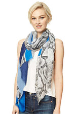 Load image into Gallery viewer, Python Block Print Long Scarf
