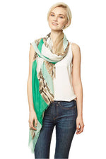 Load image into Gallery viewer, Python Block Print Long Scarf
