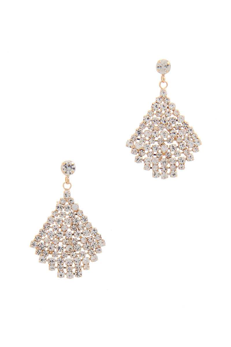 Rhinestone Drop Earring