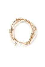 Load image into Gallery viewer, Fresh Water Pearl Stackable Bracelet Set
