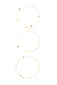 Fresh Water Pearl Beaded Stackable Bracelet Set