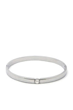 Load image into Gallery viewer, Cubic Zirconia Stainless Steel Bangle
