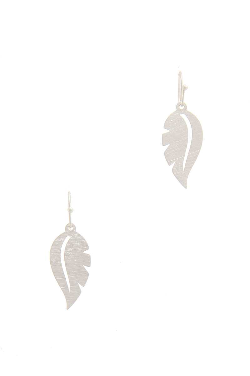 Leaf Shape Drop Earring