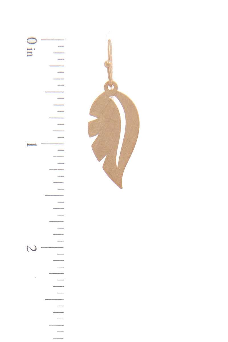 Leaf Shape Drop Earring