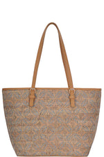 Load image into Gallery viewer, Chic Trendy Cork Textured Pattern Shopper Bag
