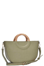 Load image into Gallery viewer, Stylish Semi Circle Modern Satchel with Long Strap
