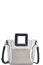 Load image into Gallery viewer, 2-in-1 Transparent Satchel with Long Strap
